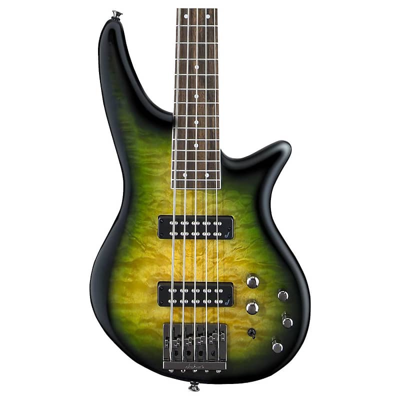 Jackson JS Series Spectra Bass JS3QV 5-String Bass, Alien Burst