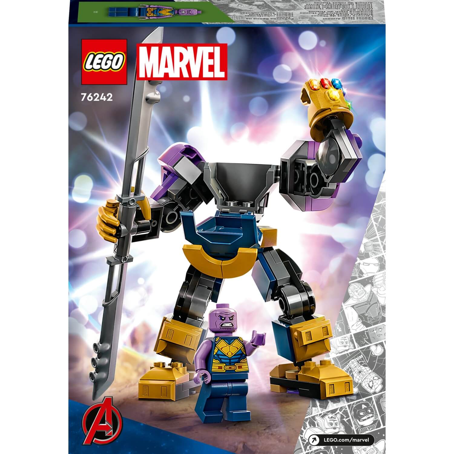 Lego 76242 Marvel Thanos robot, 113 pieces