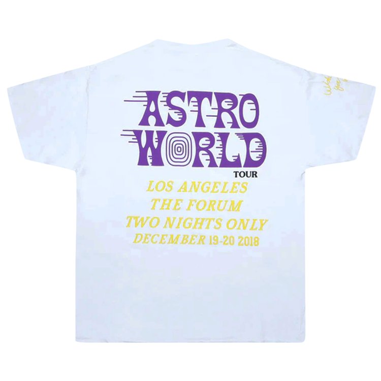 Travis Scott Astroworld LA Exclusive T-Shirt 'White', White