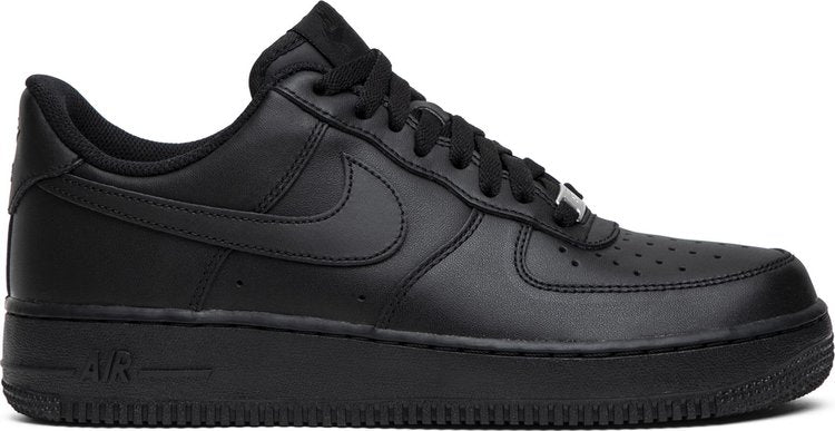 Nike Air Force 1 '07 'Black' Sneakers, black