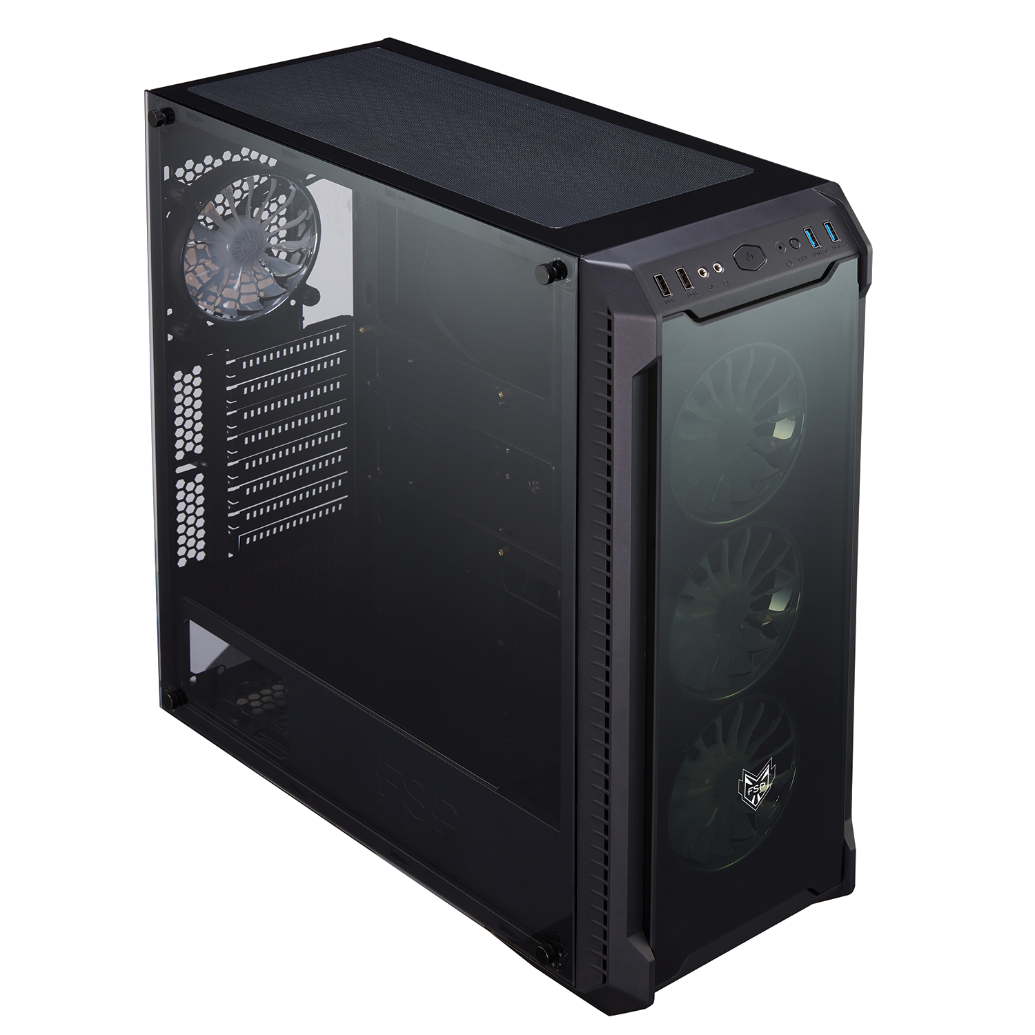 Case FSP CMT520 PLUS, Mid Tower, black