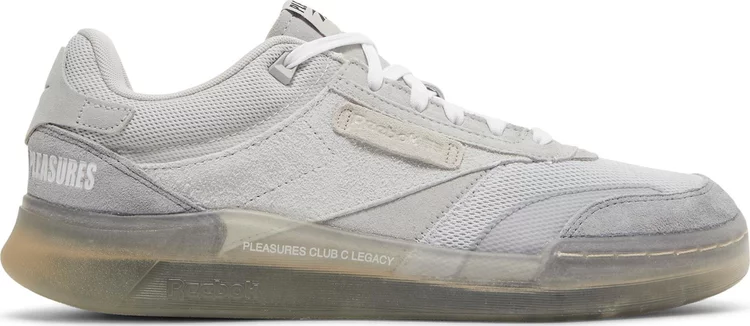 Pleasures x Club c legacy 'pure grey' Reebok sneakers, gray