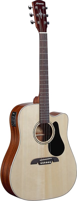 جيتار صوتي كهربائي Alvarez RD26CE Regent Dreadnought، لون طبيعي مع حقيبة للحفلات الموسيقية