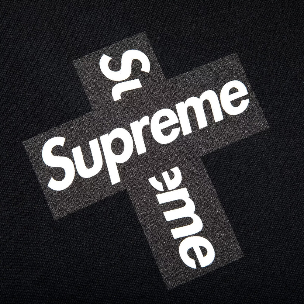 تي شيرت Supreme Cross Box، أسود