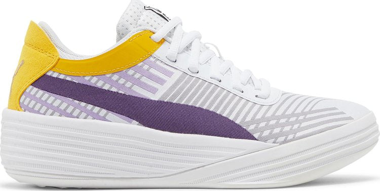 Sneakers Puma Clyde All-Pro Jr White Spectra Yellow, white