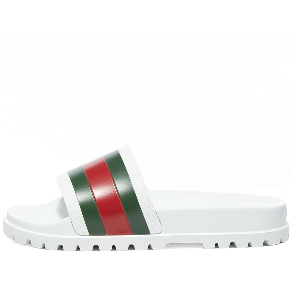 شبشب Gucci Pursuit Trek Web Rubber Slide