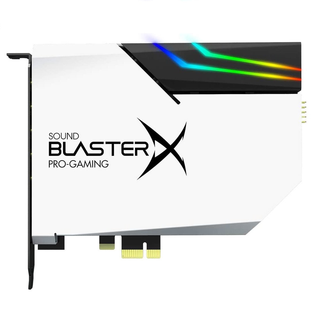 بطاقة صوت Creative Sound BlasterX AE-5 Plus Pure Edition، باللون الأبيض