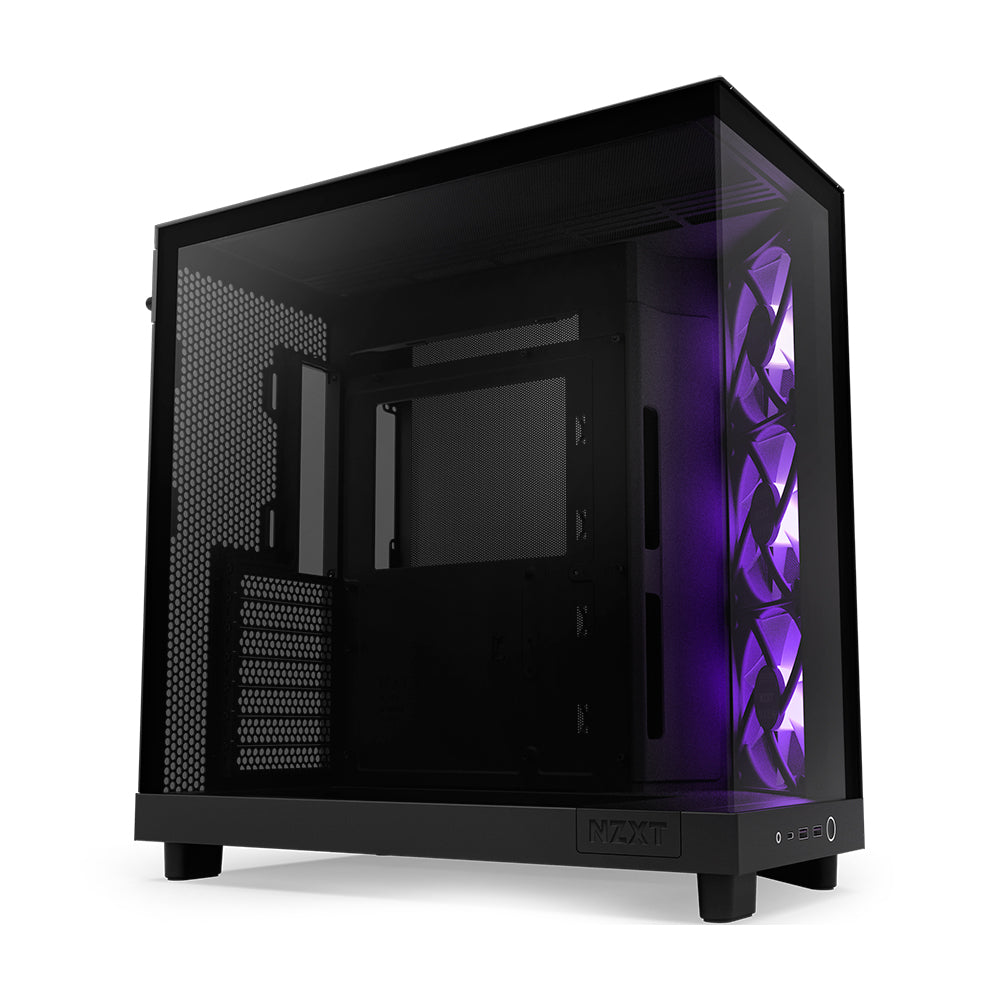 Case NZXT H6 Flow RGB, Mid Tower, black