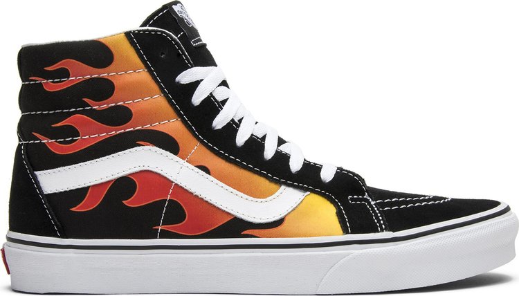 Vans Sk8-Hi Reissue Flames sneakers, black