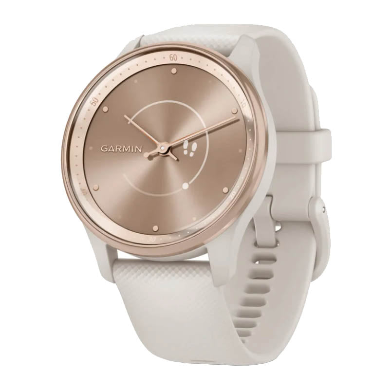 Garmin Vivomove Trend Smartwatch, Rose Gold/Ivory