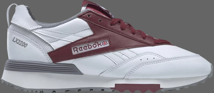 حذاء رياضي Mountain Research x lx 2200 'White Burgundy' من Reebok، باللون الأبيض