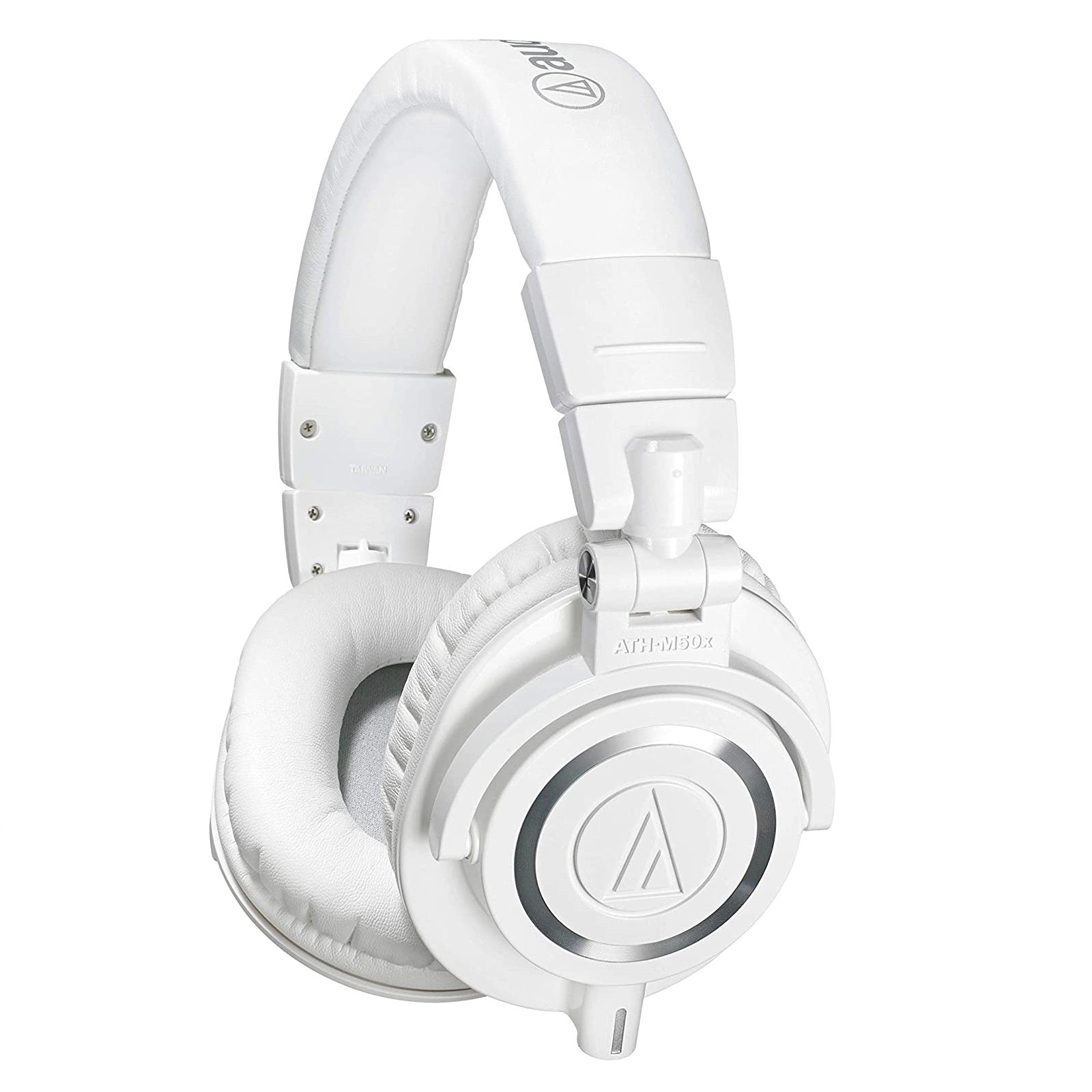 سماعات رأس مراقبة Audio-Technica ATH-M50XWH، باللون الأبيض