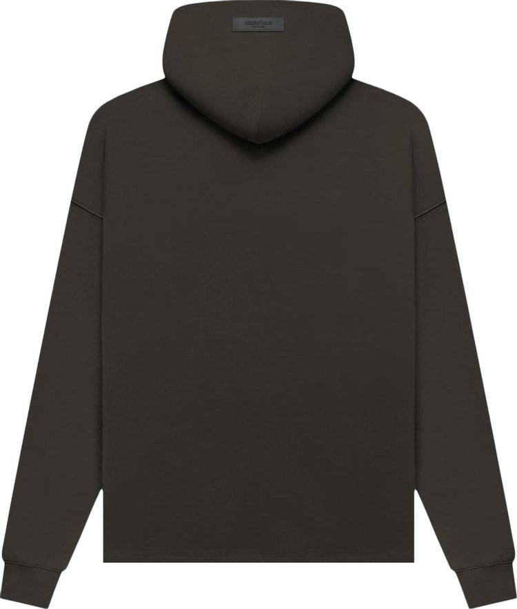 Fear of God Essentials Relaxed Hoodie 'Off Black', black