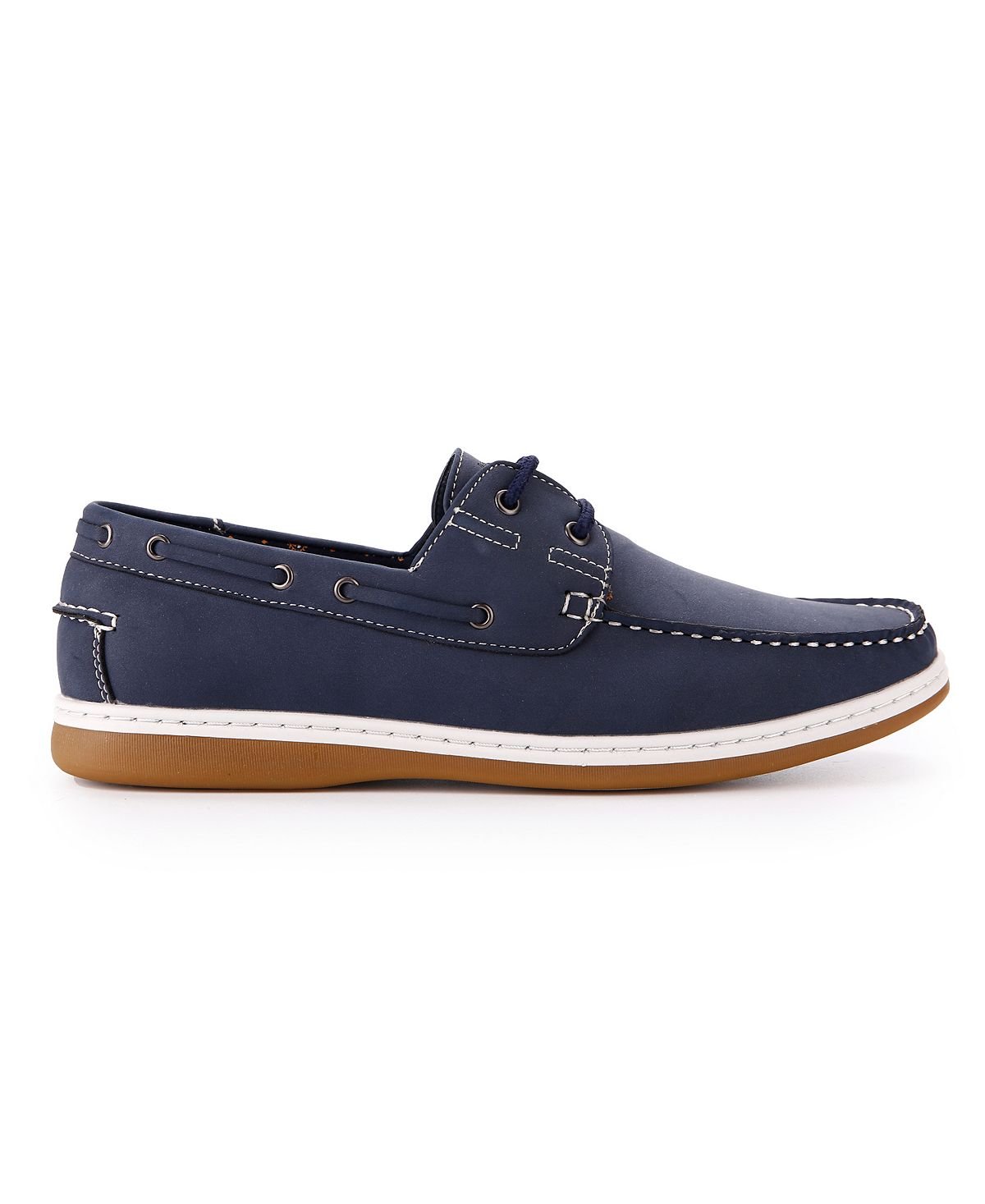 Aston Marc Men's Faux Nubuck Moccasins, Blue