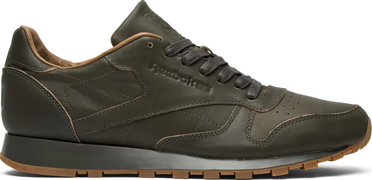 حذاء رياضي Kendrick Lamar x Classic Leather Lux 'Olive' من Reebok باللون الأخضر