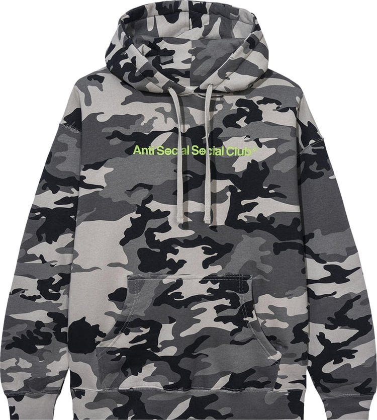 Anti Social Social Club Hoodie :) * :( Ice Camo Hoodie 'Camo', multicolor