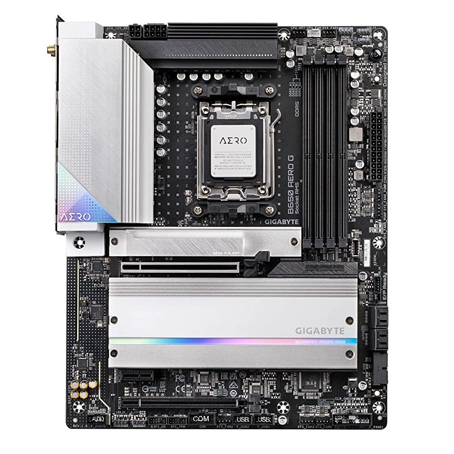 GIGABYTE B650 AERO G motherboard, DDR5, Wi-Fi, black