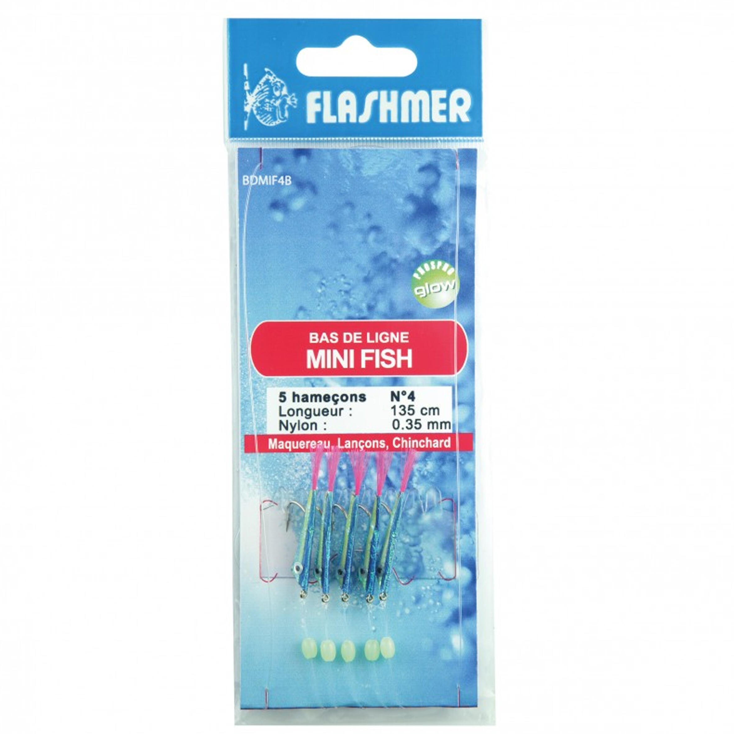 Equipment Pasternoster Mini Fish 5 hook No. 4 FLASHMER