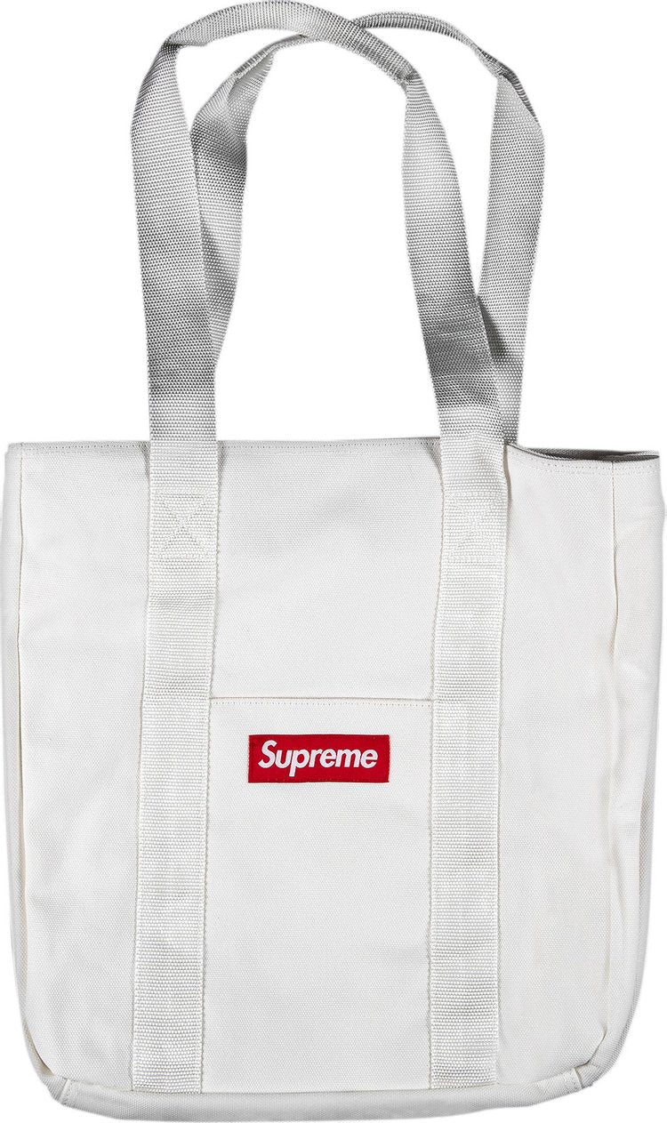 Supreme Canvas Tote White