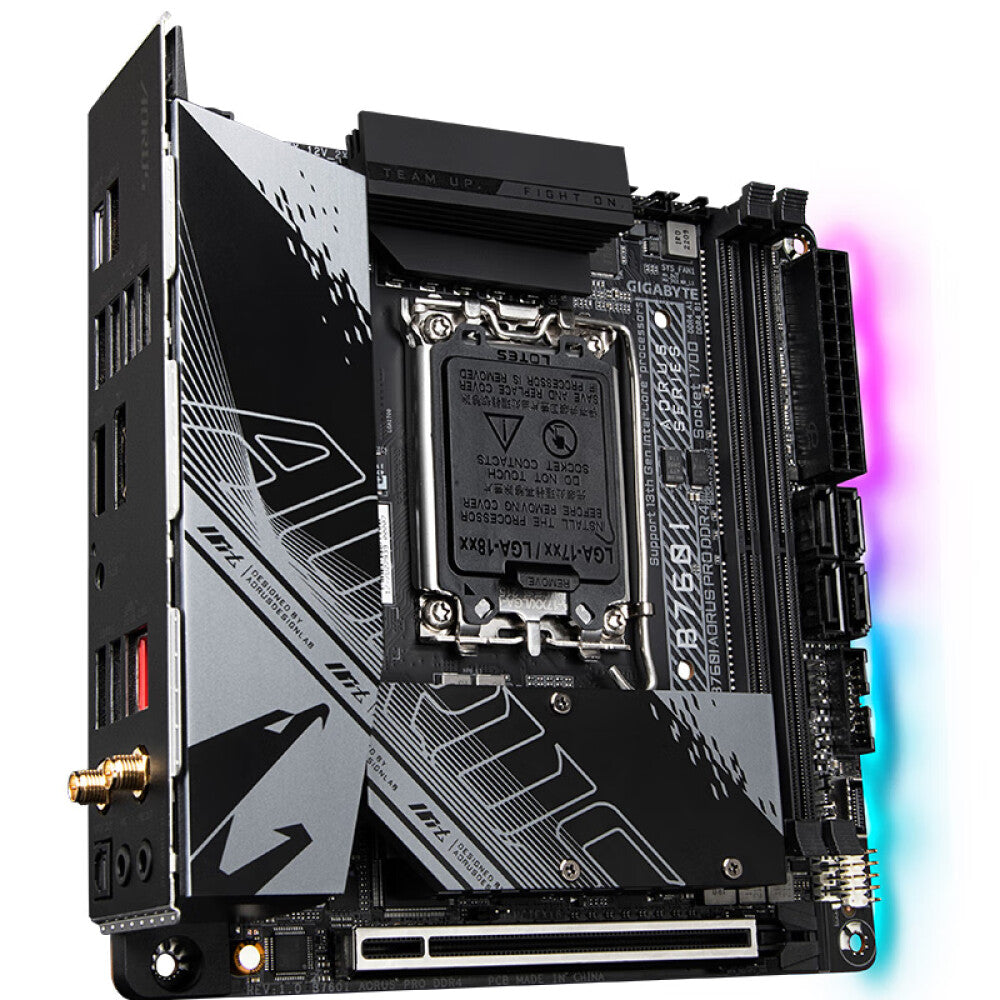 Motherboard Gigabyte B760I AORUS PRO DDR4, LGA1700, WIFI