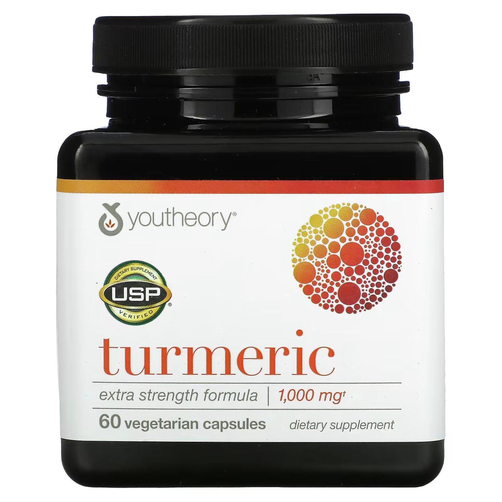 Youtheory, Turmeric, Extra Potent Formula, 500 mg, 60 Capsules