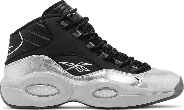 Question mid 'i3 motorsports' Reebok sneakers, black