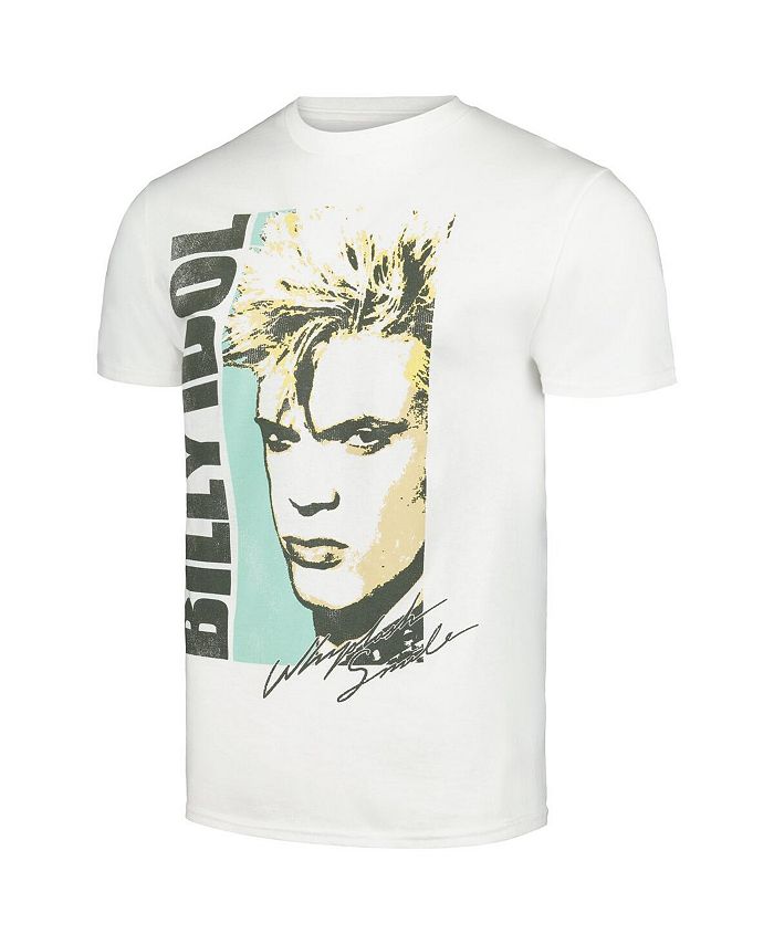 Billy Idol Manhead Merch Men's White T-Shirt, White