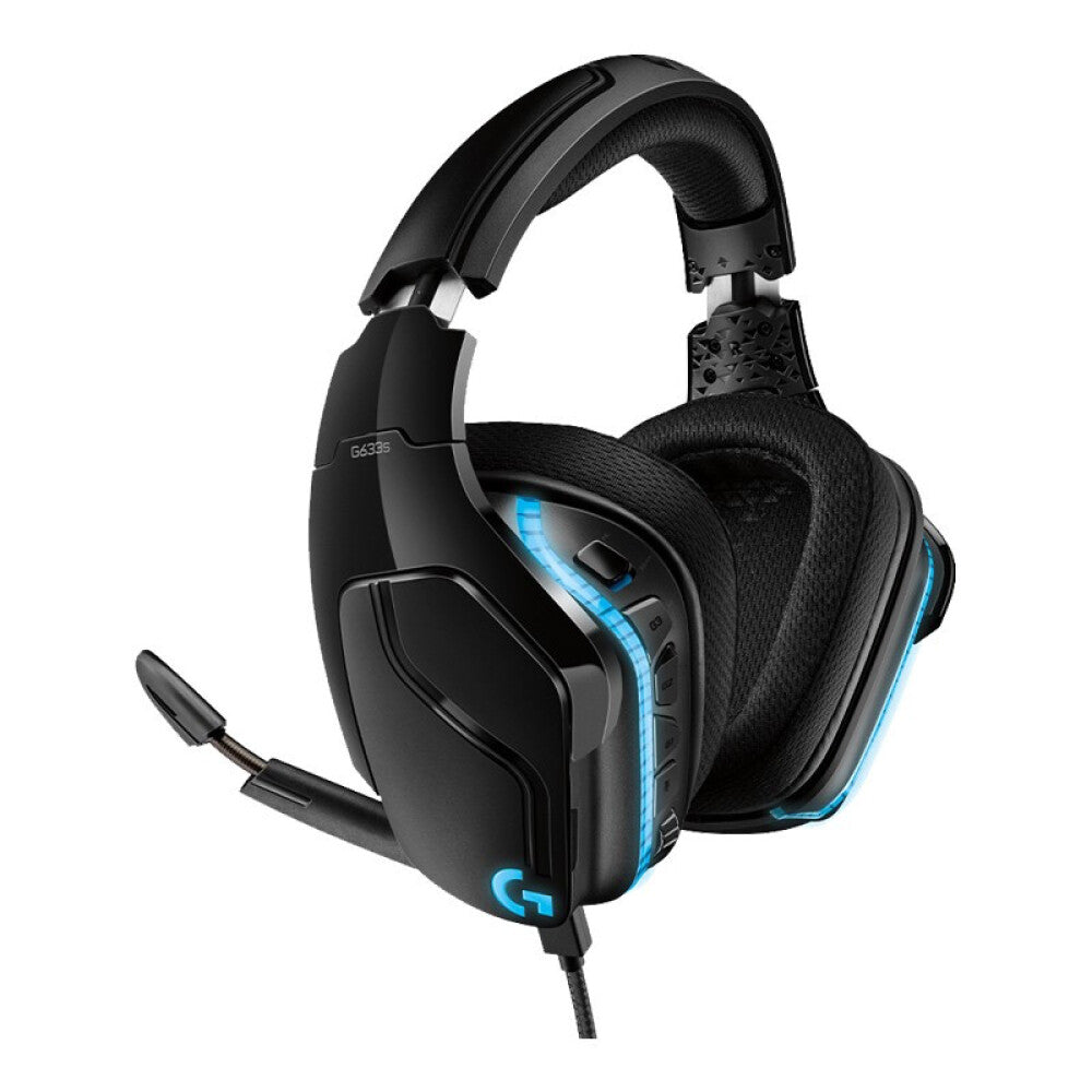 Gaming headset Logitech G633s wired, black