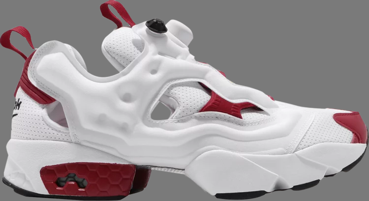 حذاء رياضي Instapump fury og mu 'white exceptional' من Reebok باللون الأبيض