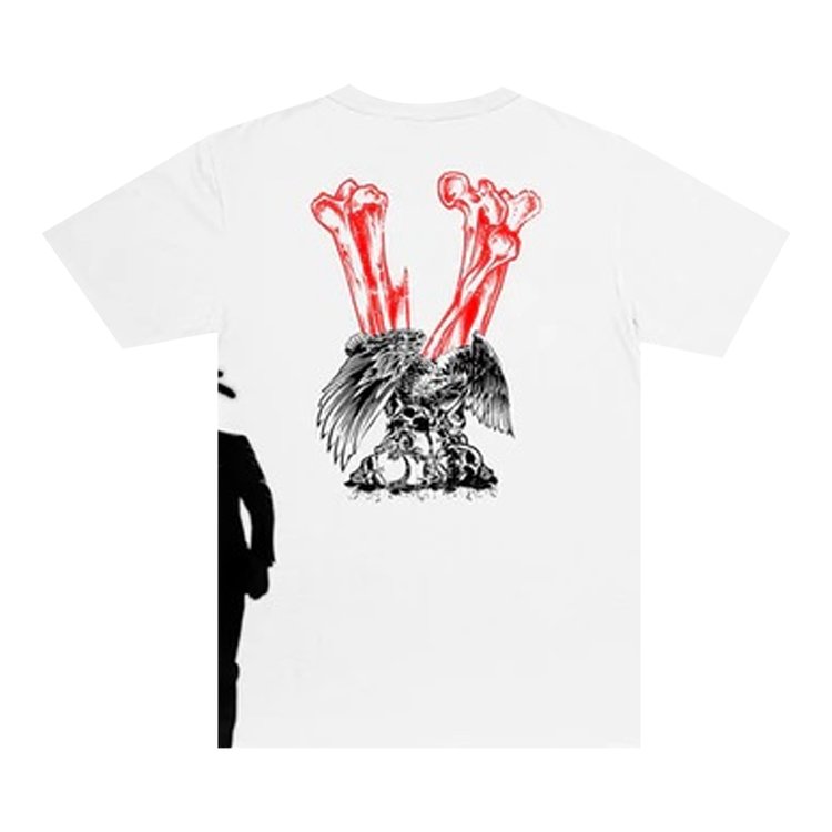 Vlone x Kodak Black Vulture T-Shirt 'White', White