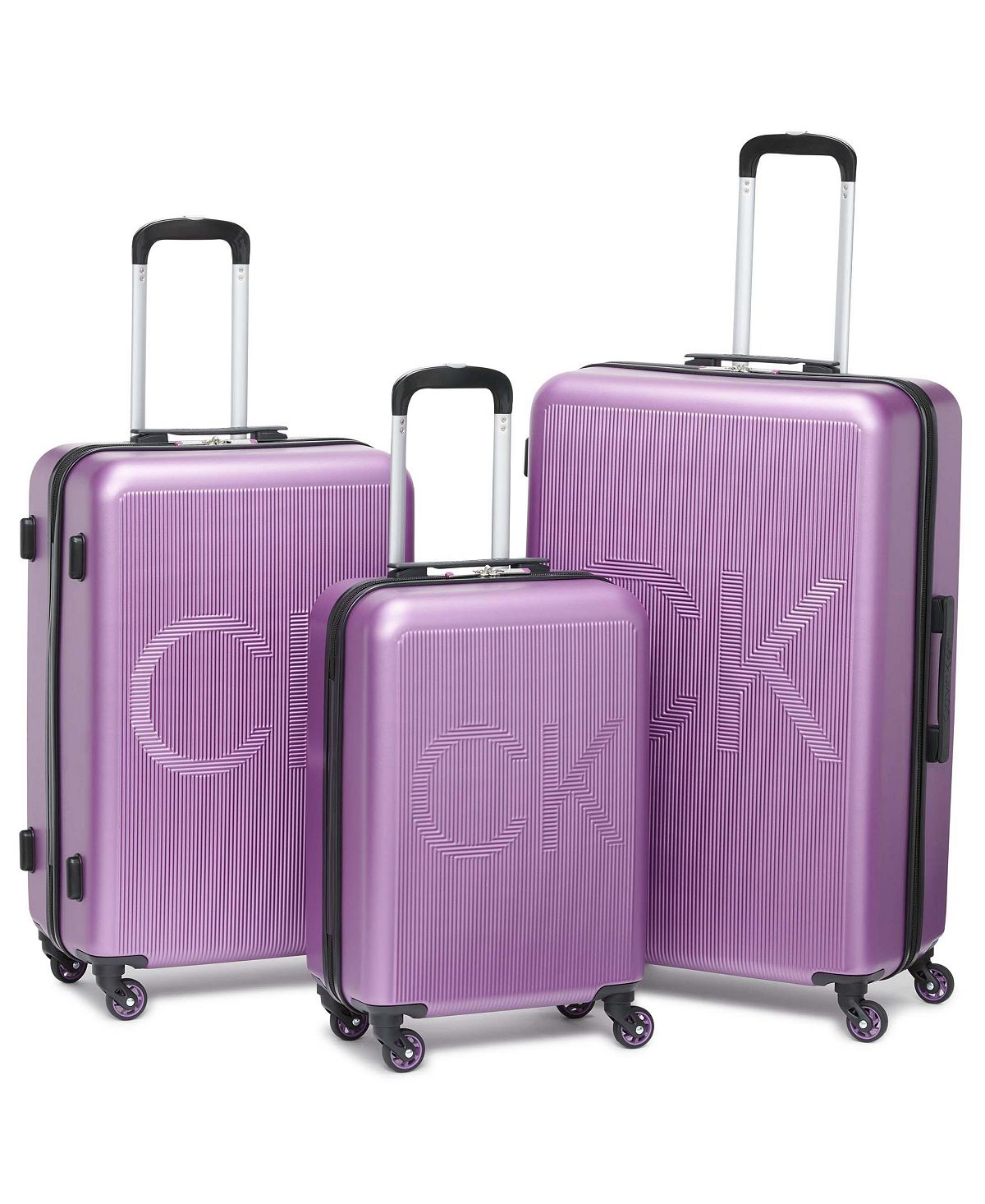 vision suitcase set, 3 pieces Calvin Klein, purple