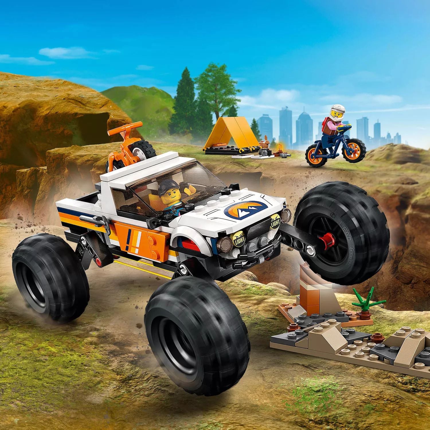 LEGO City 4x4 Off-Roader Adventures (60387) LEGO Construction Toys Set