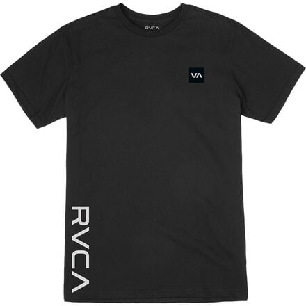 تي شيرت بأكمام قصيرة RVCA 2X للرجال RVCA، أسود