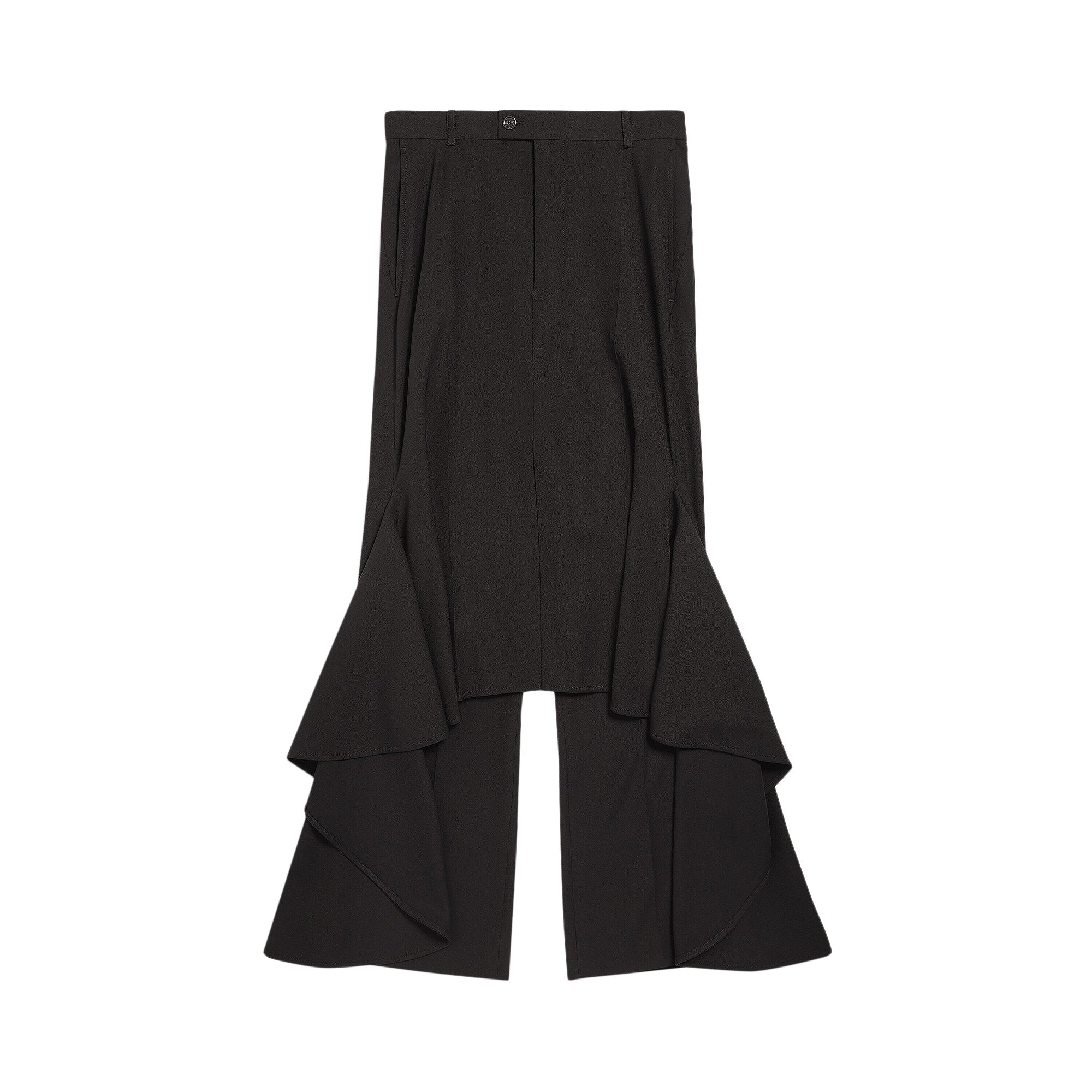 Balenciaga year-over skirt, black