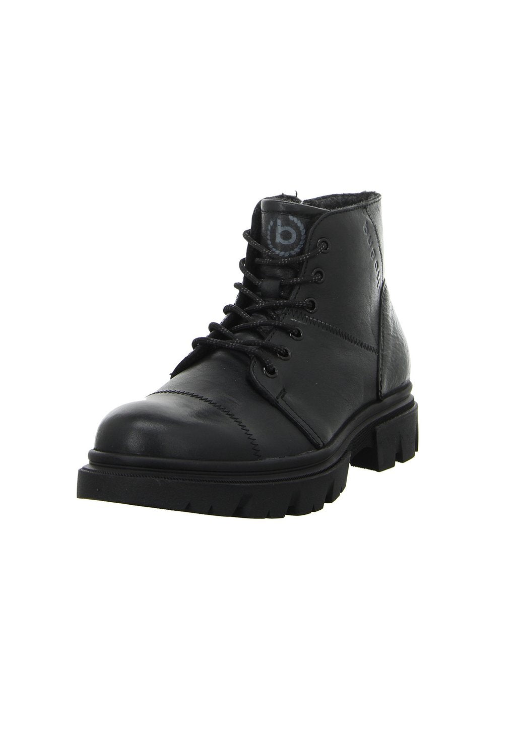 Bugatti lace-up boots, black