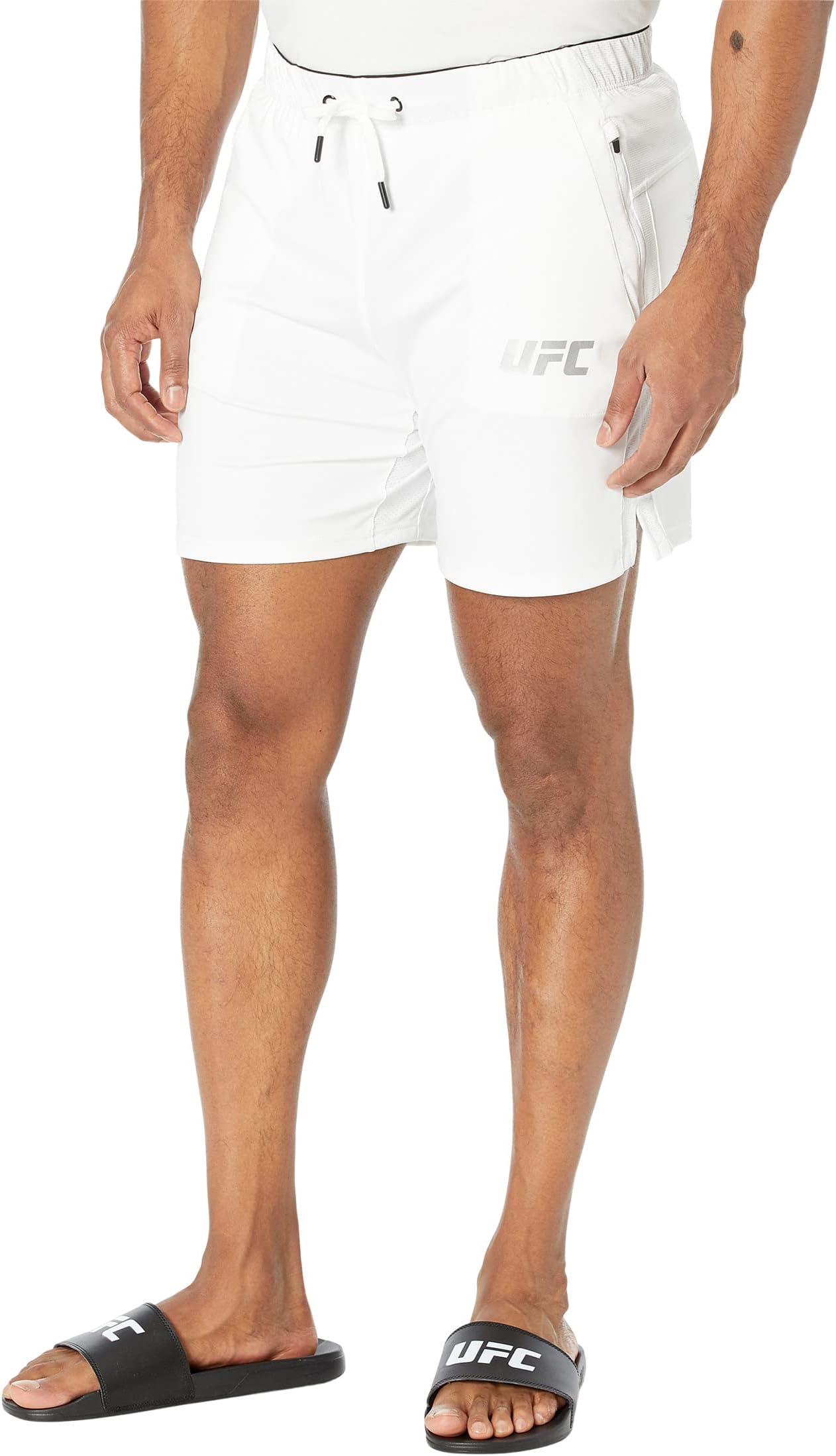 UFC 7" Pantyless Shorts, White