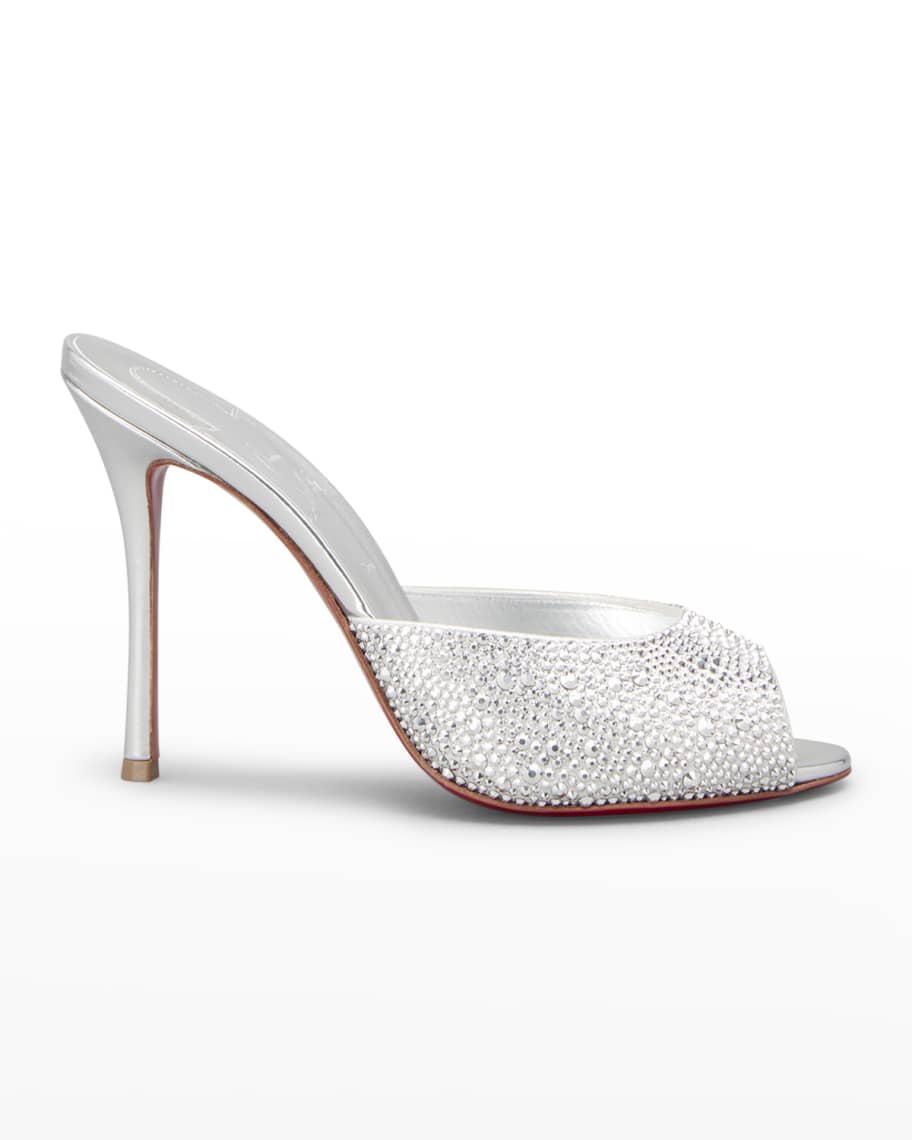 Me Dolly Strass slides with red sole Christian Louboutin