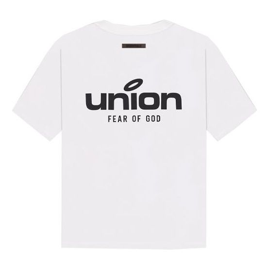 تي شيرت Fear of God Essentials FW21 Vintage Tee x Union LA 'White'، باللون الأبيض