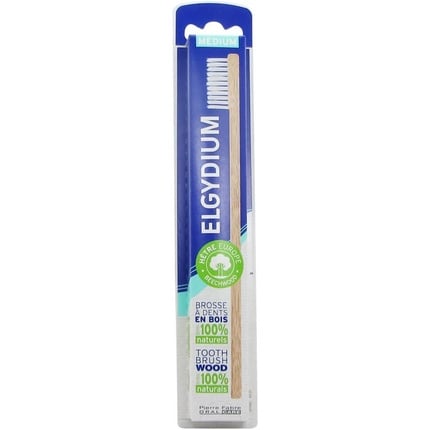 Eco Medium toothbrush with white bristles, Elgydium