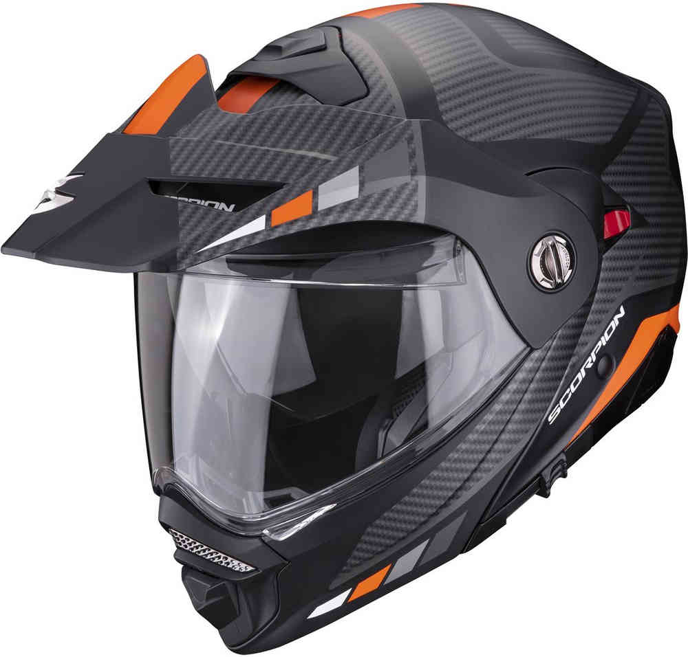 Camino ADX-2 Scorpion Helmet, matte black/orange