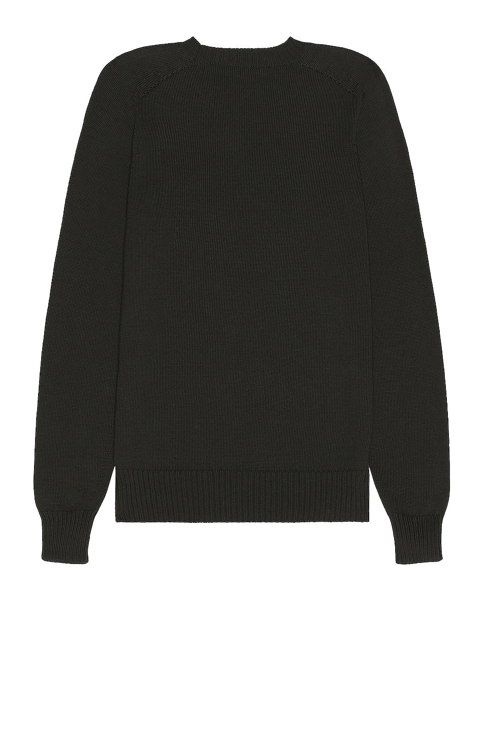 Tom Ford Cotton Silk Ls Crewneck Sweater, Charcoal