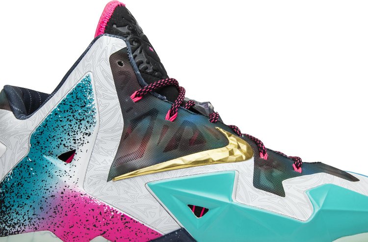 حذاء Nike LeBron 11 Premium 'What The LeBron' متعدد الألوان