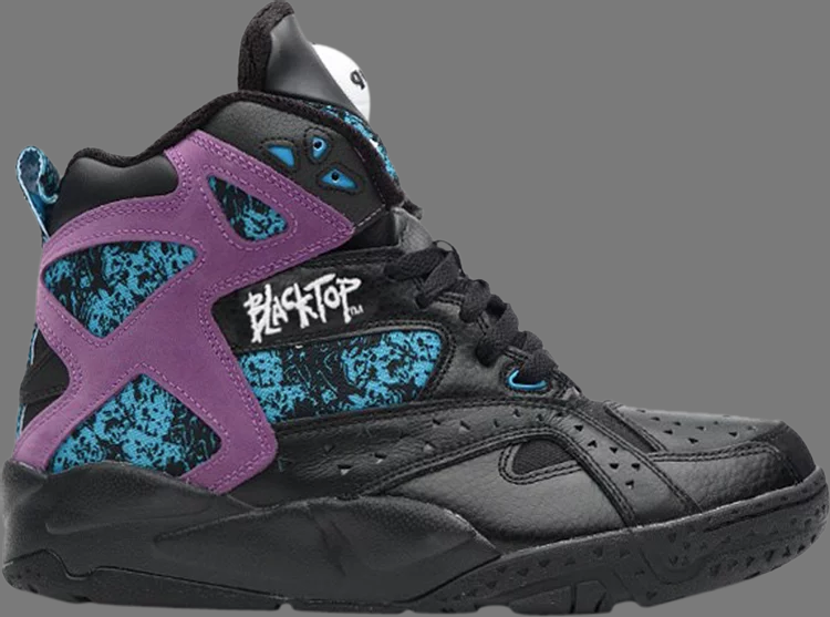 Blacktop battleground 'black extreme purple' Reebok sneakers, black