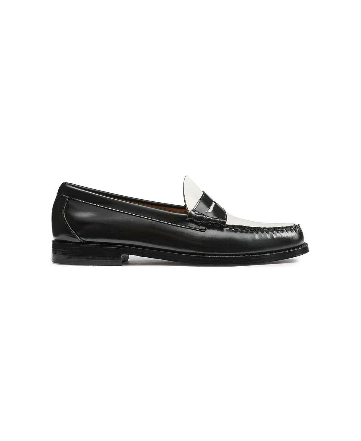 Men's larson weejuns moccasins from gh bass G. Bass & Co., black and white