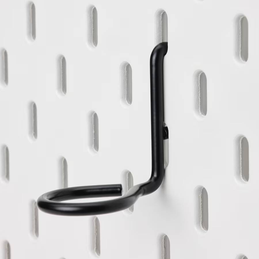 Ikea Skadis tool holder, black