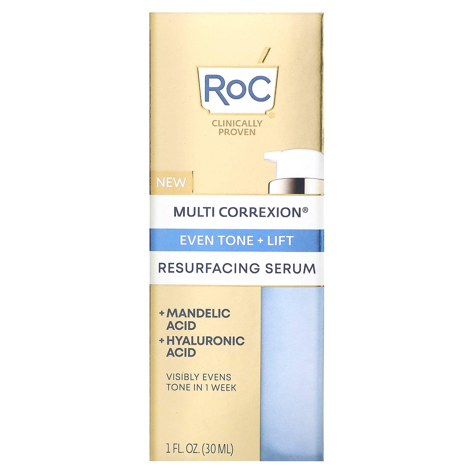 Renewing Serum RoC, even tone + lifting, 30 ml