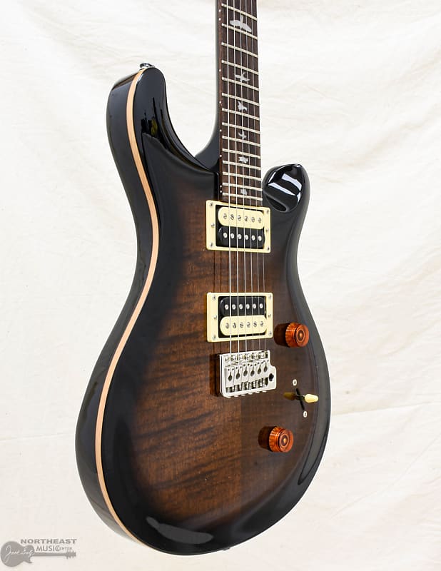 PRS SE Custom 24 - Black Gold Burst (serial number: 26100)