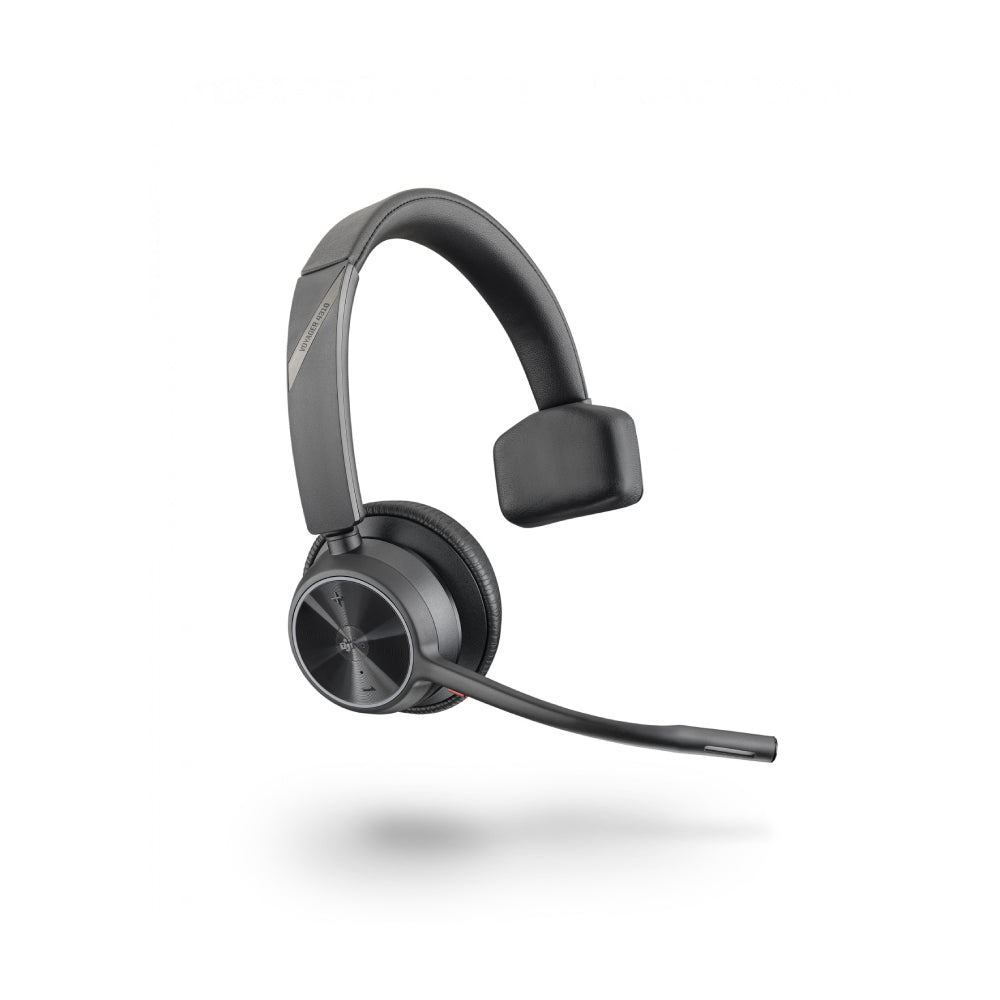 سماعة Plantronics Voyager 4310 اللاسلكية مع قاعدة شحن، باللون الأسود