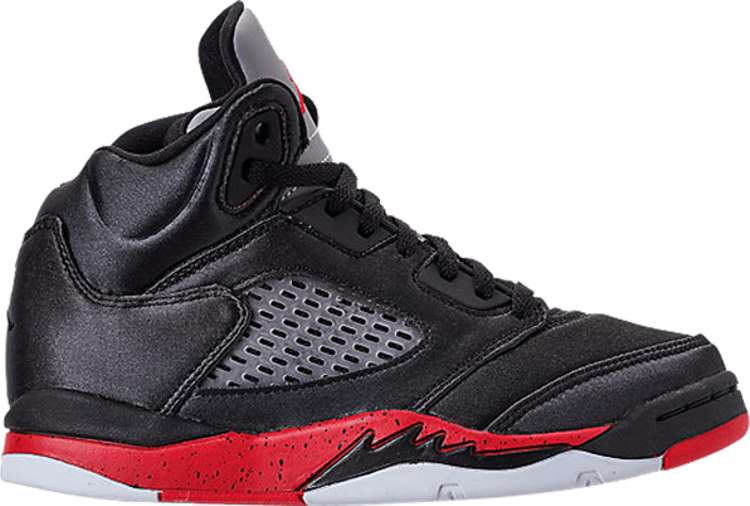 Air Jordan 5 Retro TD Satin Bred, black