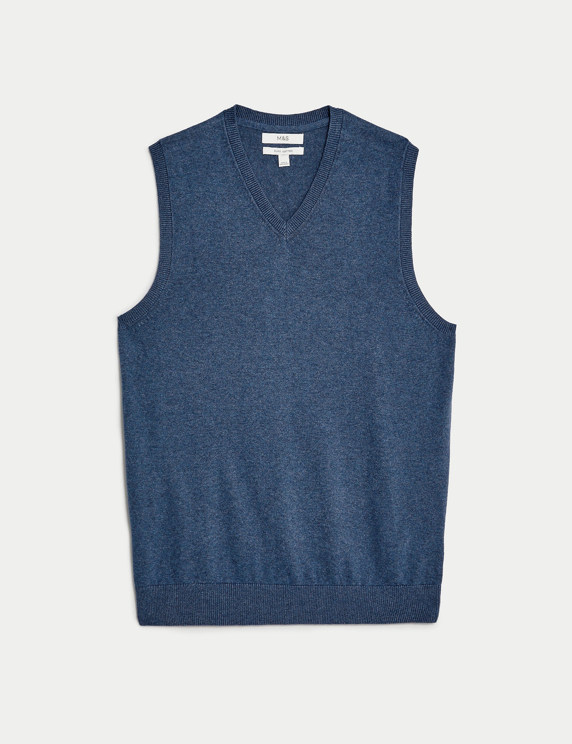 Marks & Spencer Pure Cotton Sleeveless Jumper